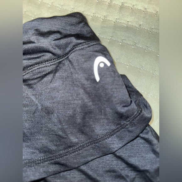 Head brand Black Athletic ruffled Skort. Size XL  VGUC - Picture 6 of 8